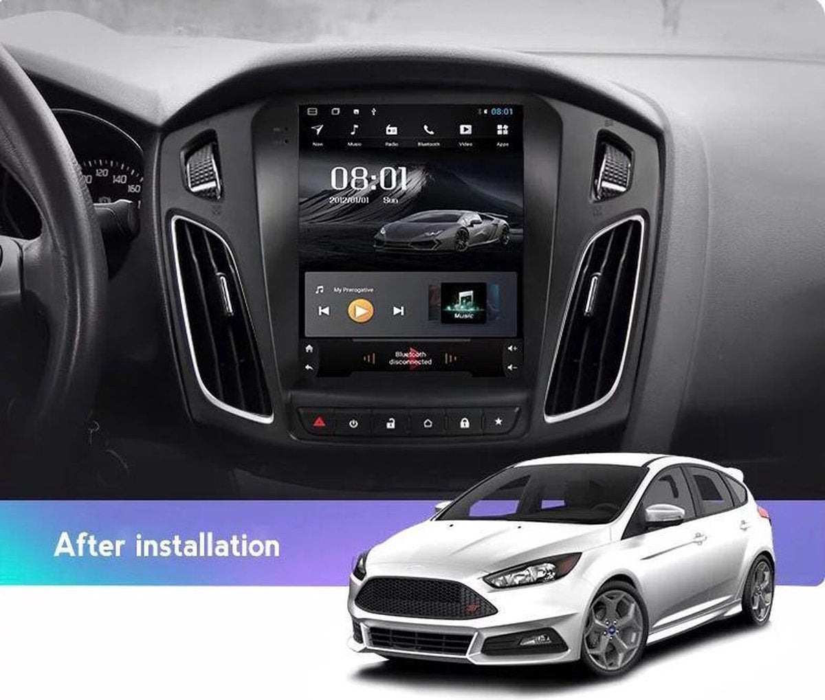 Ford Focus | Autoradio | 2011 t/m 2019 | Android 14 | Apple CarPlay & Android Auto