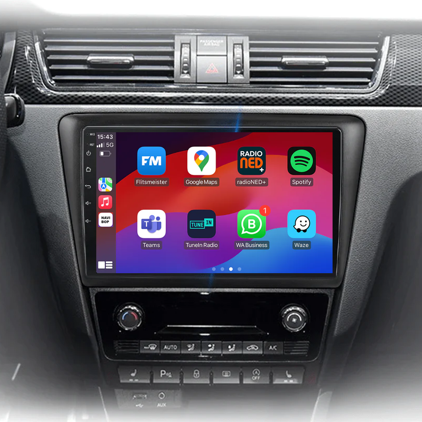 Skoda Rapid | Autoradio | 2013 t/m 2019 | Android 14 | Apple CarPlay & Android Auto