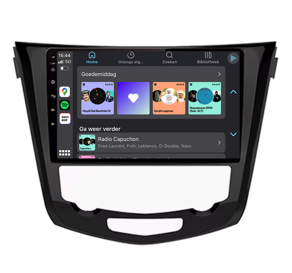 Nissan X-Trail | Autoradio | 2013 t/m 2017 | Android 14 | Apple CarPlay & Android Auto
