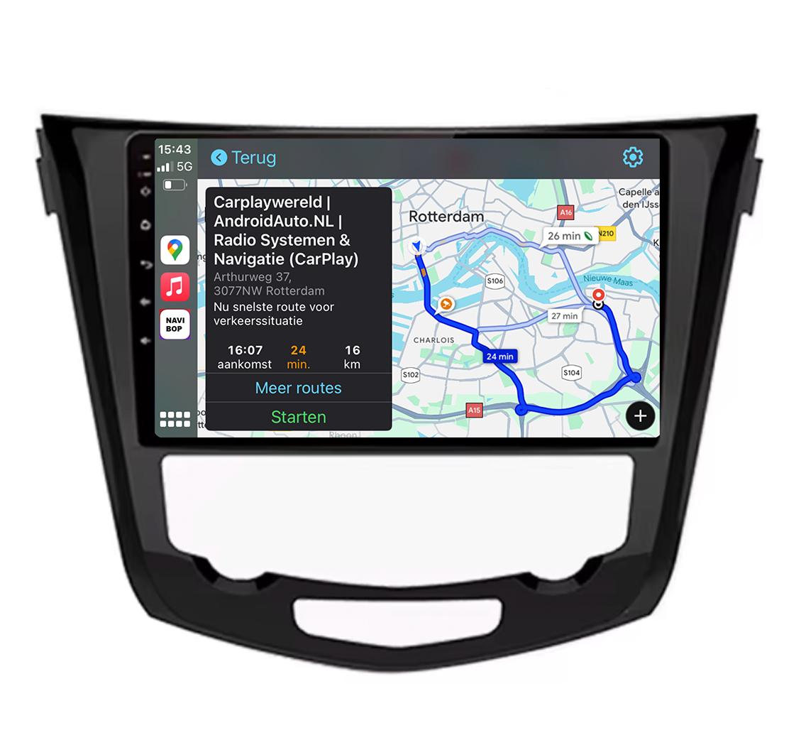 Nissan X-Trail | Autoradio | 2013 t/m 2017 | Android 14 | Apple CarPlay & Android Auto