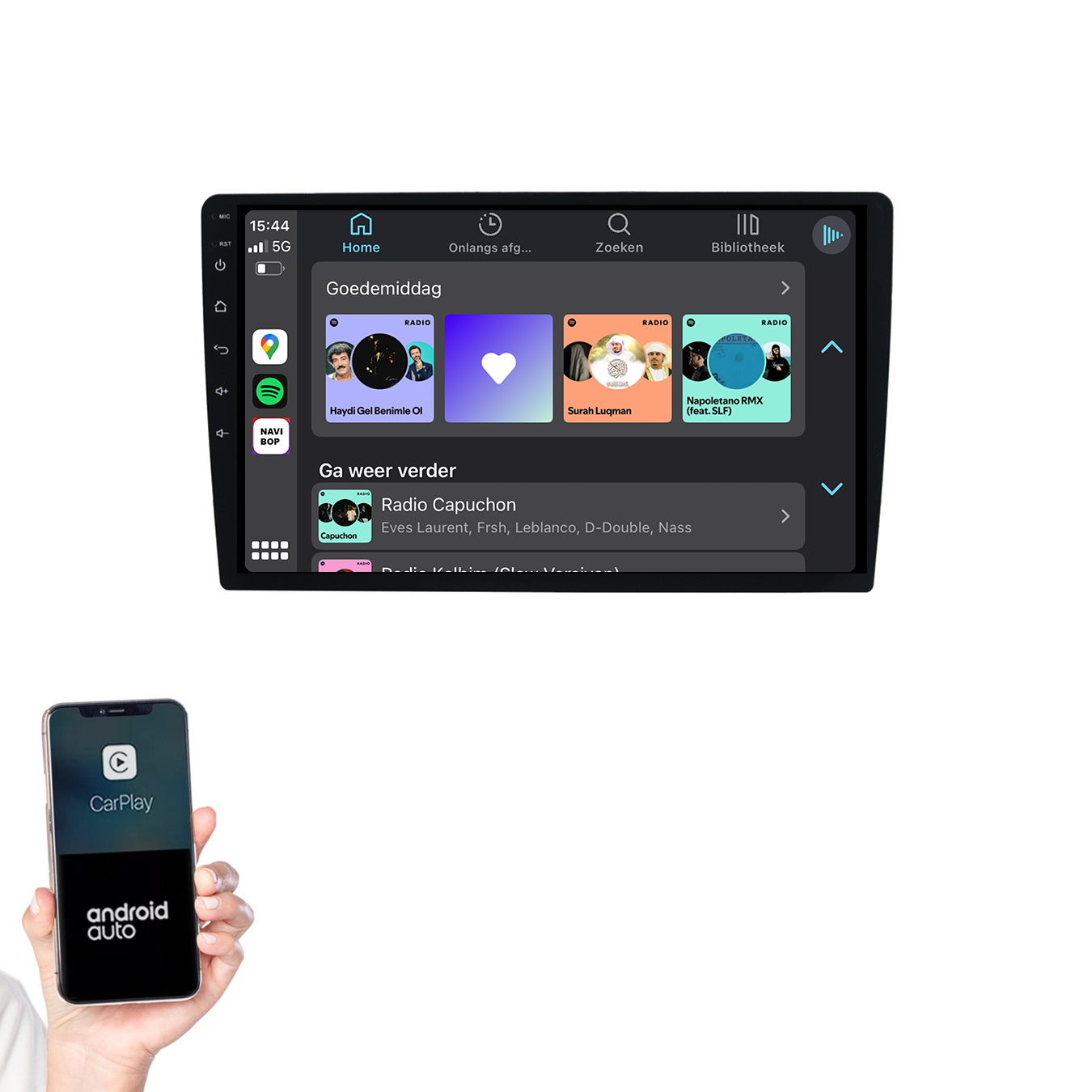 10.1 Inch Autoradio | Universeel 2DIN | Android 14 | Apple CarPlay & Android Auto