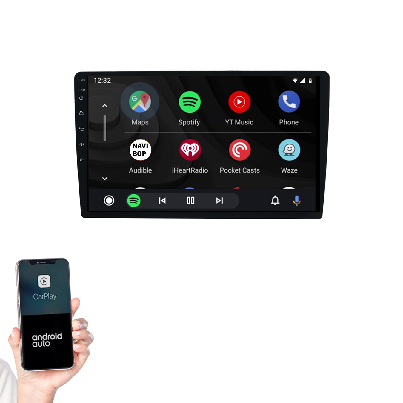 10.1 Inch Autoradio | Universeel 2DIN | Android 14 | Apple CarPlay & Android Auto