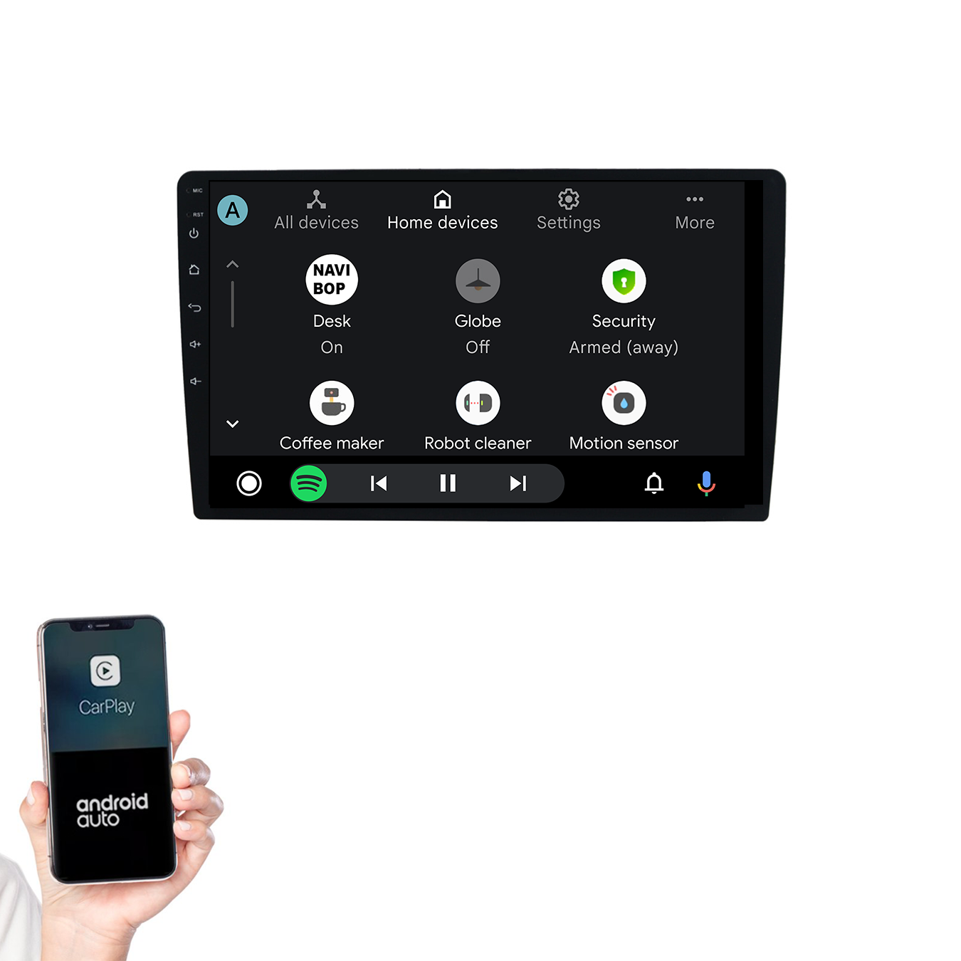 10.1 Inch Autoradio | Universeel 2DIN | Android 14 | Apple CarPlay & Android Auto