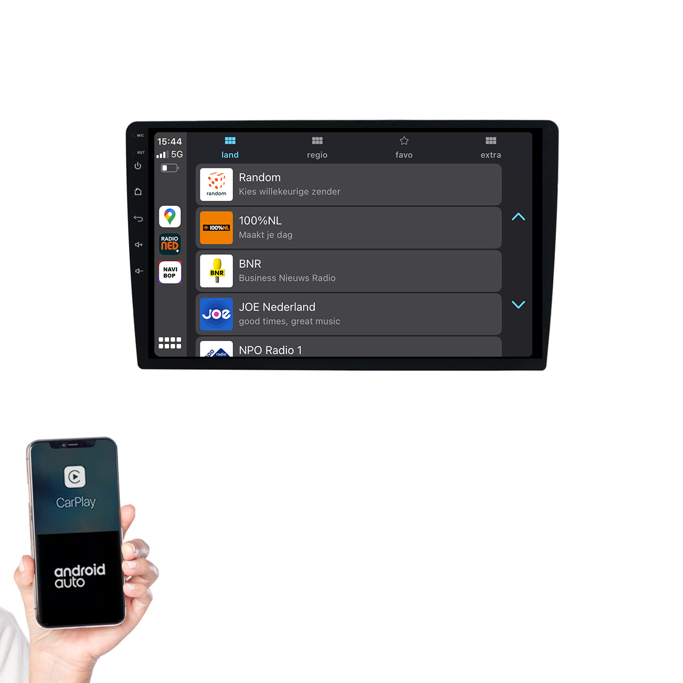 10.1 Inch Autoradio | Universeel 2DIN | Android 14 | Apple CarPlay & Android Auto