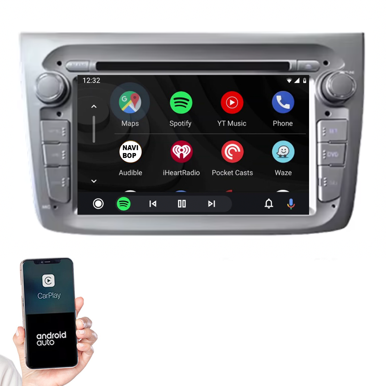 Alfa Romeo GT | Autoradio | 2004 t/m 2010 | Android 14 | Apple CarPlay & Android Auto