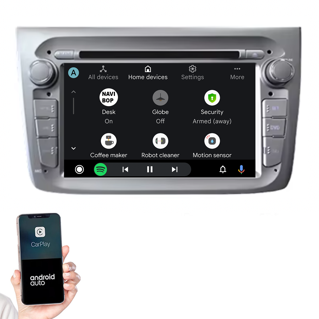 Alfa Romeo GT | Autoradio | 2004 t/m 2010 | Android 14 | Apple CarPlay & Android Auto