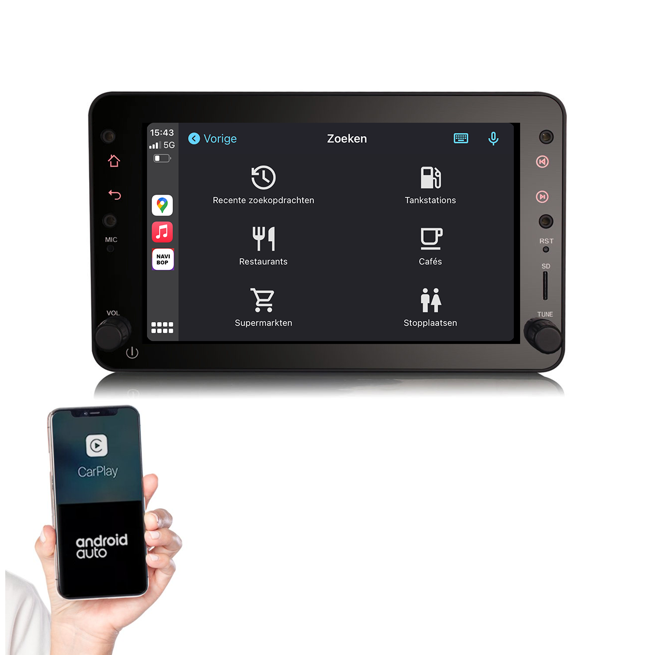 Alfa Romeo Spider | Autoradio | 2006 t/m 2010 | Android 13 | Apple CarPlay & Android Auto