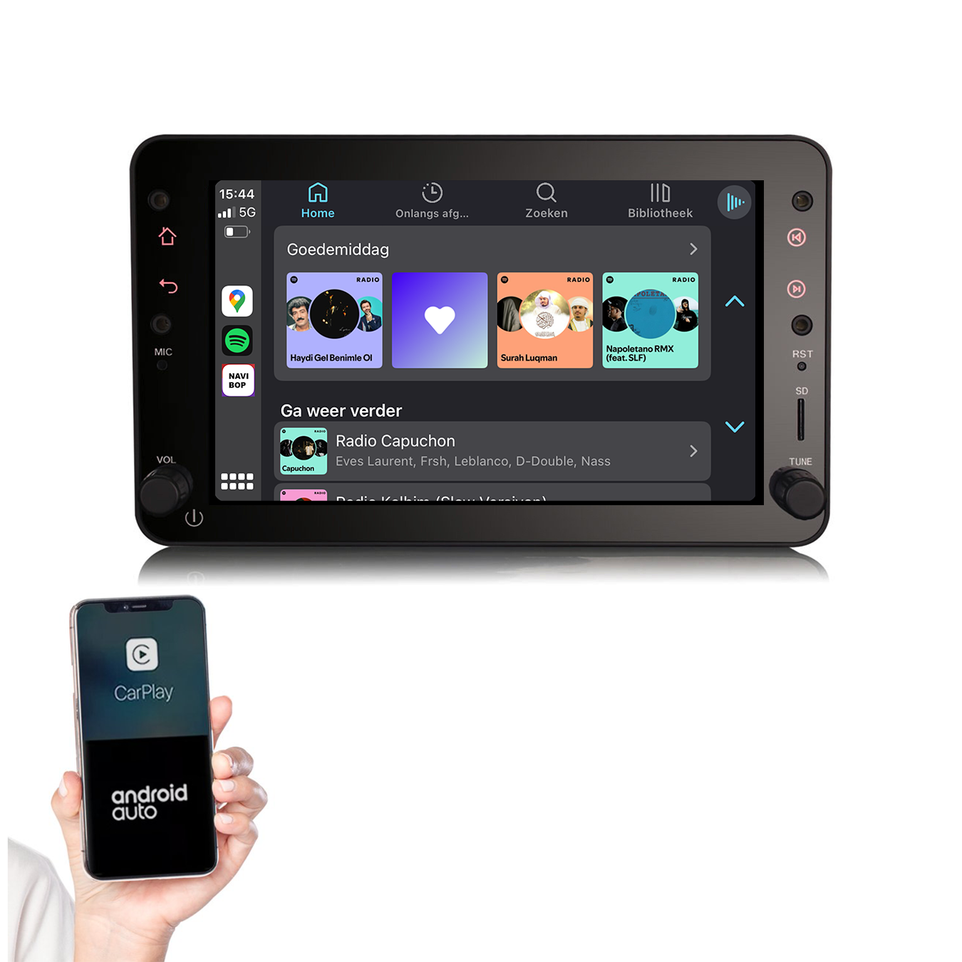 Alfa Romeo Spider | Autoradio | 2006 t/m 2010 | Android 13 | Apple CarPlay & Android Auto