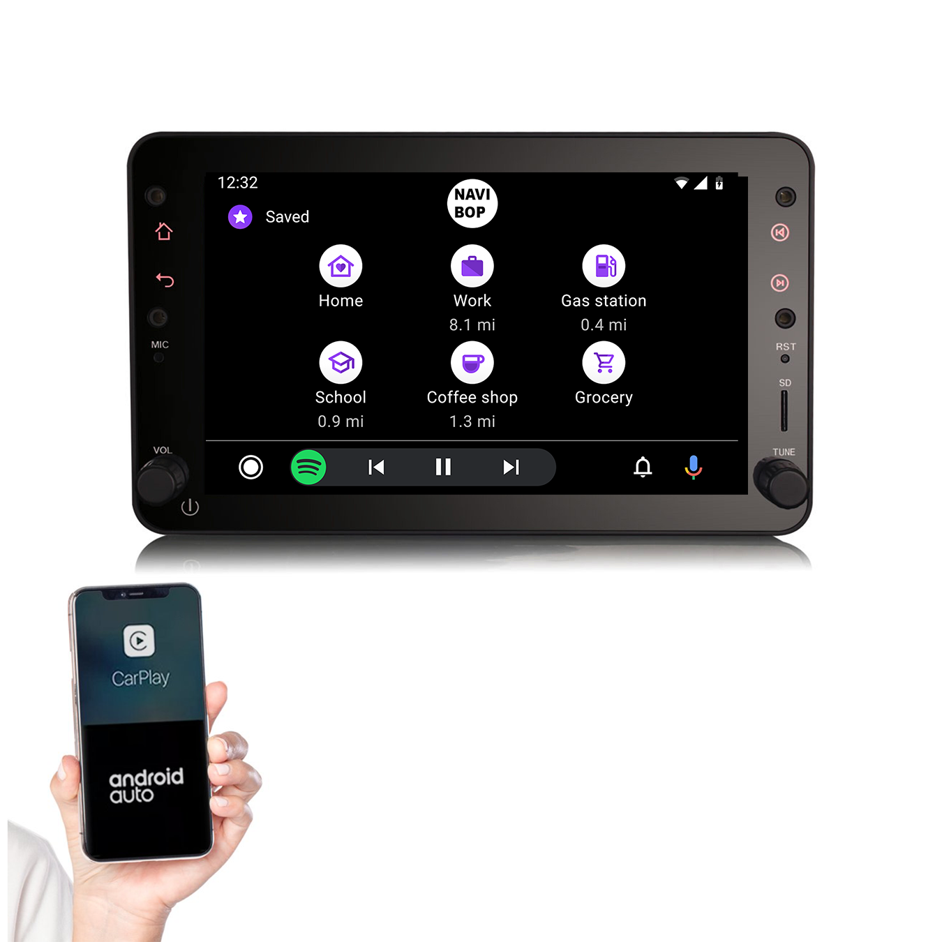 Alfa Romeo 159 | Autoradio | 2006 t/m 2010 | Android 13 | Apple CarPlay & Android Auto