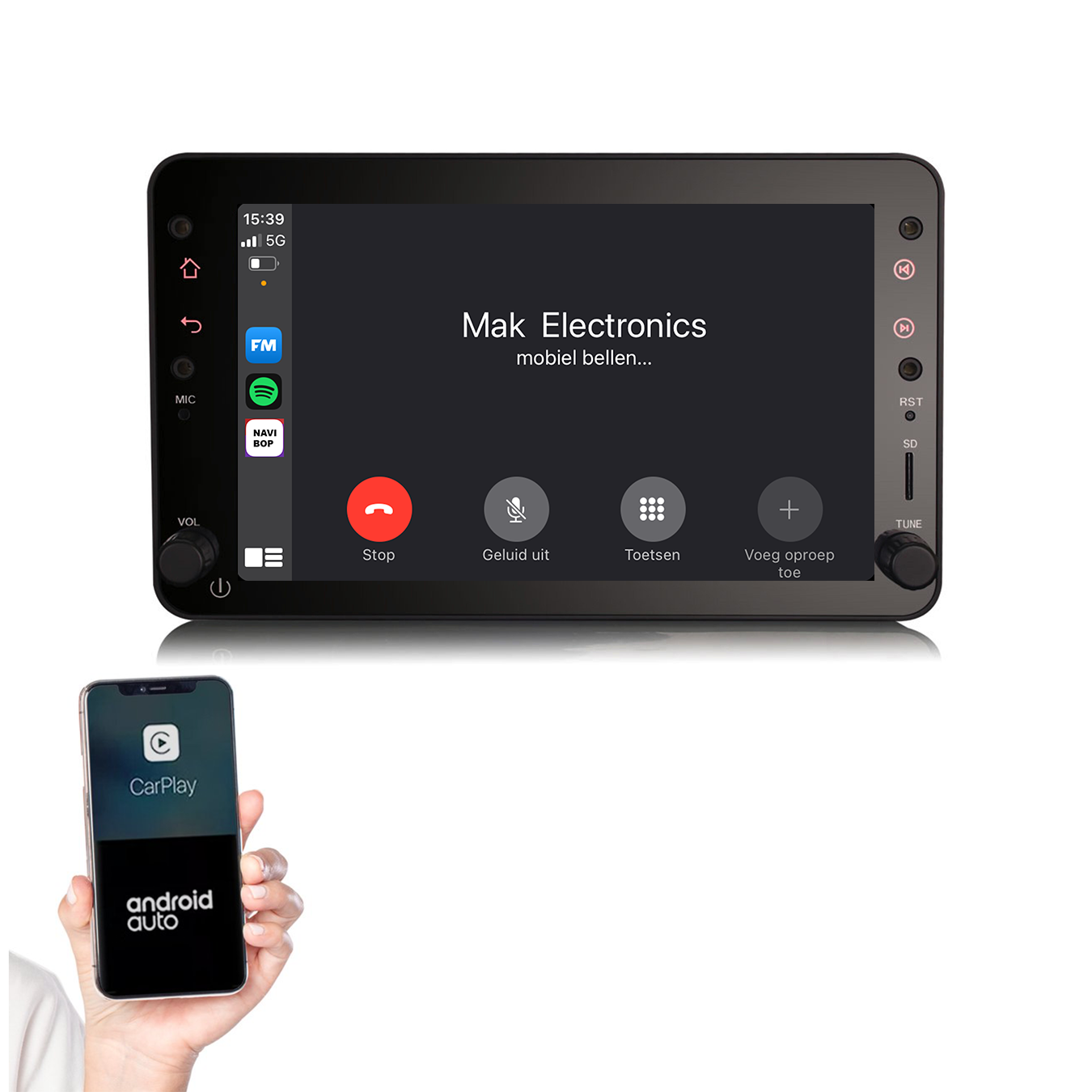 Alfa Romeo 159 | Autoradio | 2006 t/m 2010 | Android 13 | Apple CarPlay & Android Auto