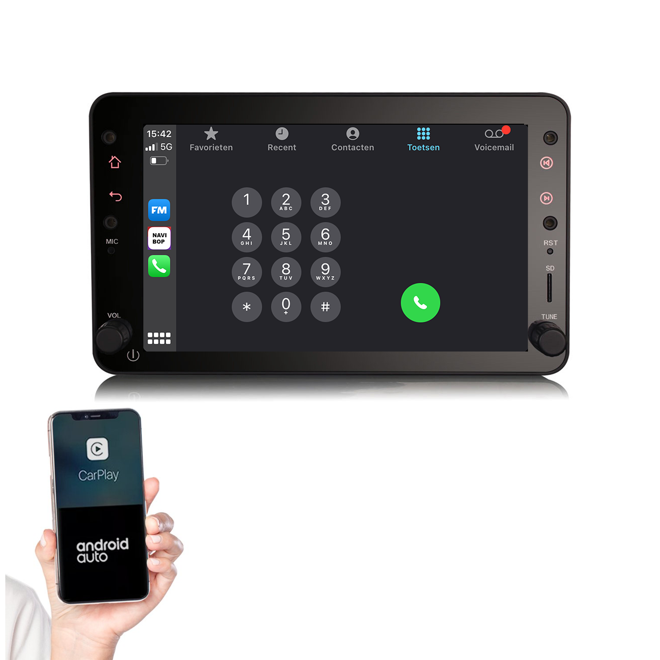 Alfa Romeo 159 | Autoradio | 2006 t/m 2010 | Android 13 | Apple CarPlay & Android Auto
