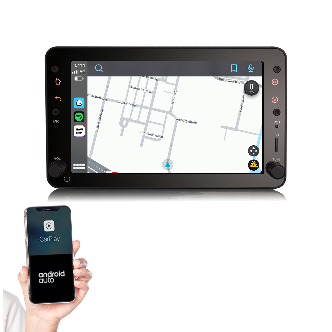 Alfa Romeo Spider | Autoradio | 2006 t/m 2010 | Android 13 | Apple CarPlay & Android Auto