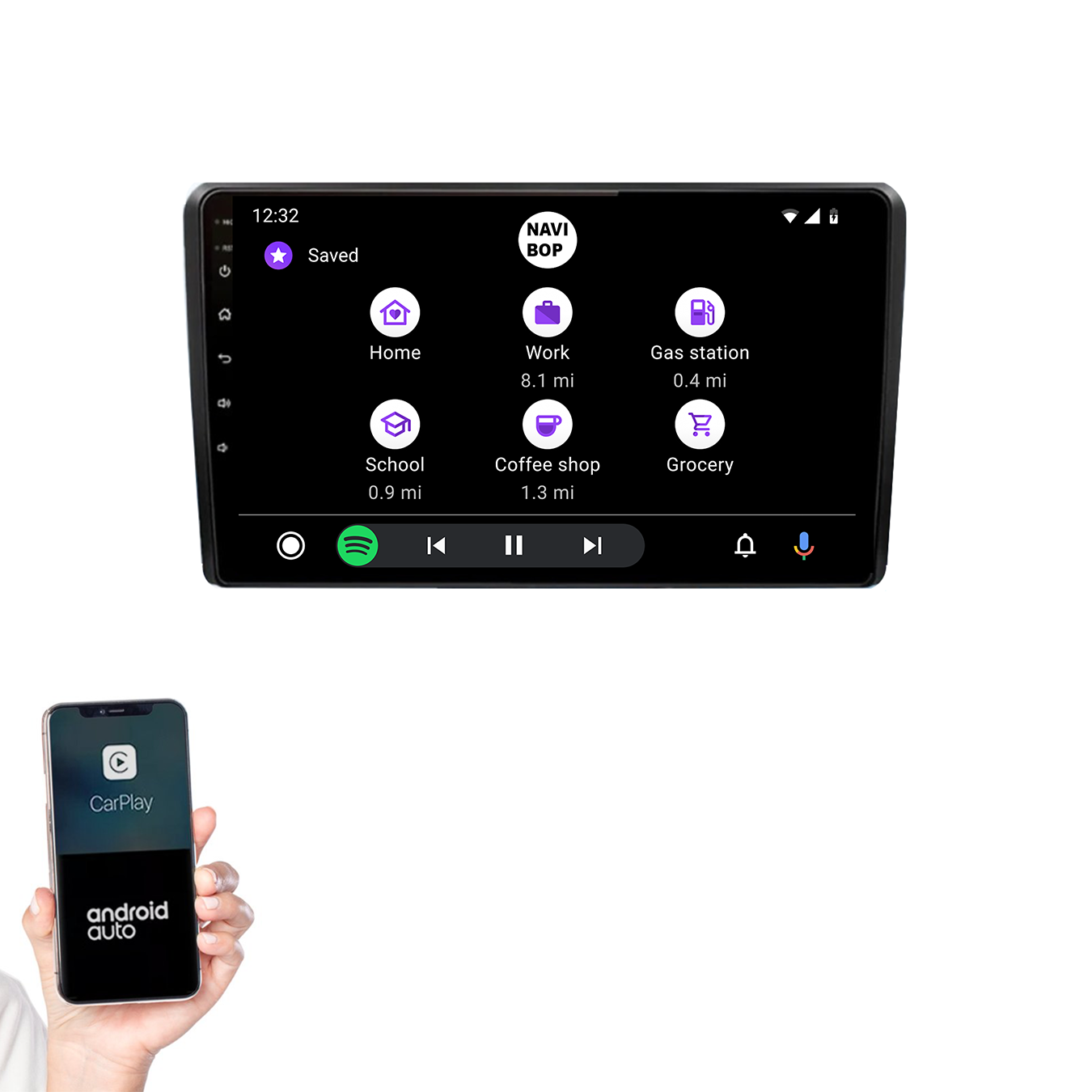 Audi A4 | Autoradio | 2002 t/m 2013 | Android 14 | Apple CarPlay & Android Auto