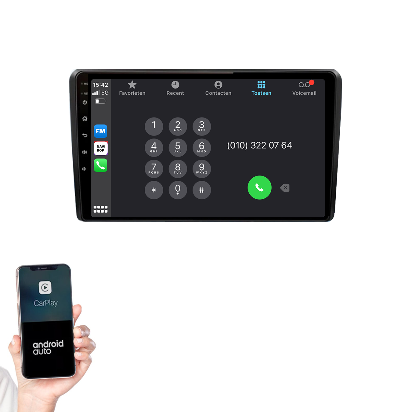 Audi A4 | Autoradio | 2002 t/m 2013 | Android 14 | Apple CarPlay & Android Auto