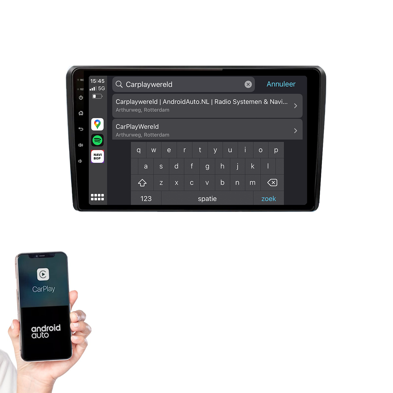 Audi A3 | Autoradio | 2003 t/m 2011 | Android 14 | Apple CarPlay & Android Auto
