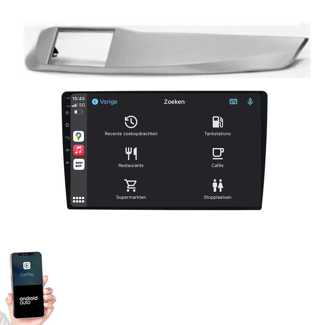 Alfa Romeo Giulietta | Autoradio | 2010 t/m 2014 | Android 14 | Apple CarPlay & Android Auto