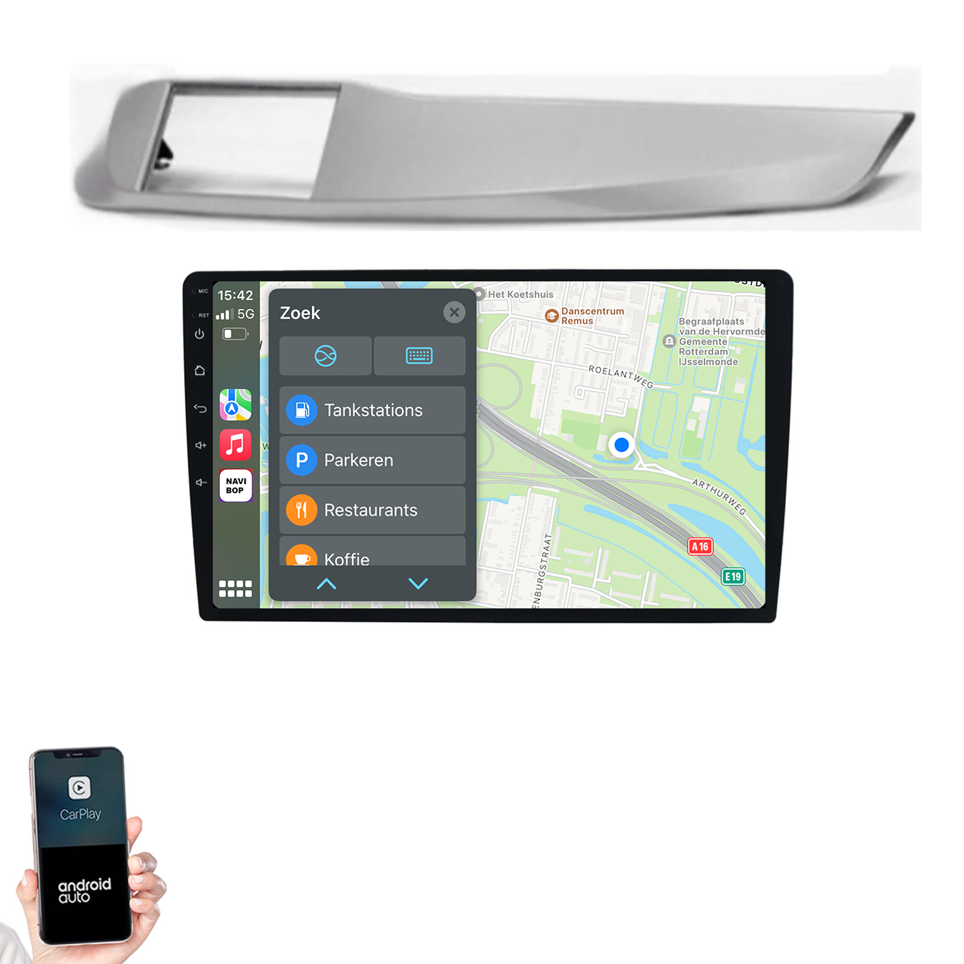 Alfa Romeo Giulietta | Autoradio | 2010 t/m 2014 | Android 14 | Apple CarPlay & Android Auto