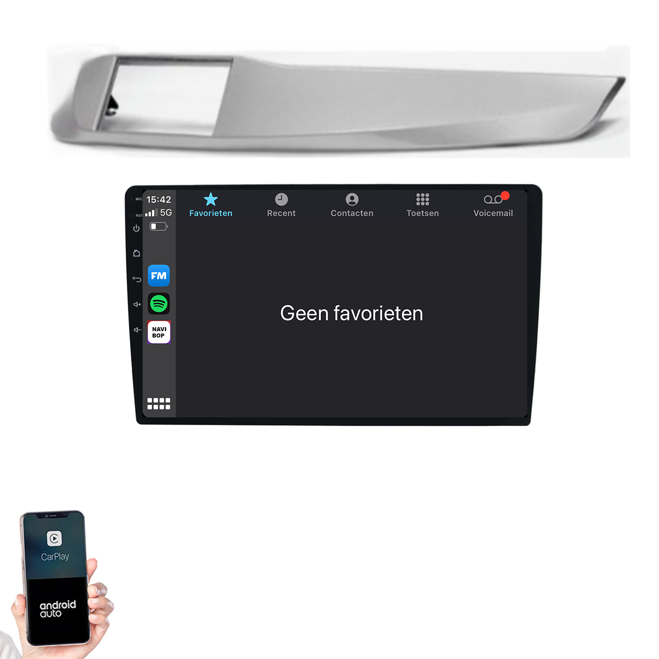 Alfa Romeo Giulietta | Autoradio | 2010 t/m 2014 | Android 14 | Apple CarPlay & Android Auto