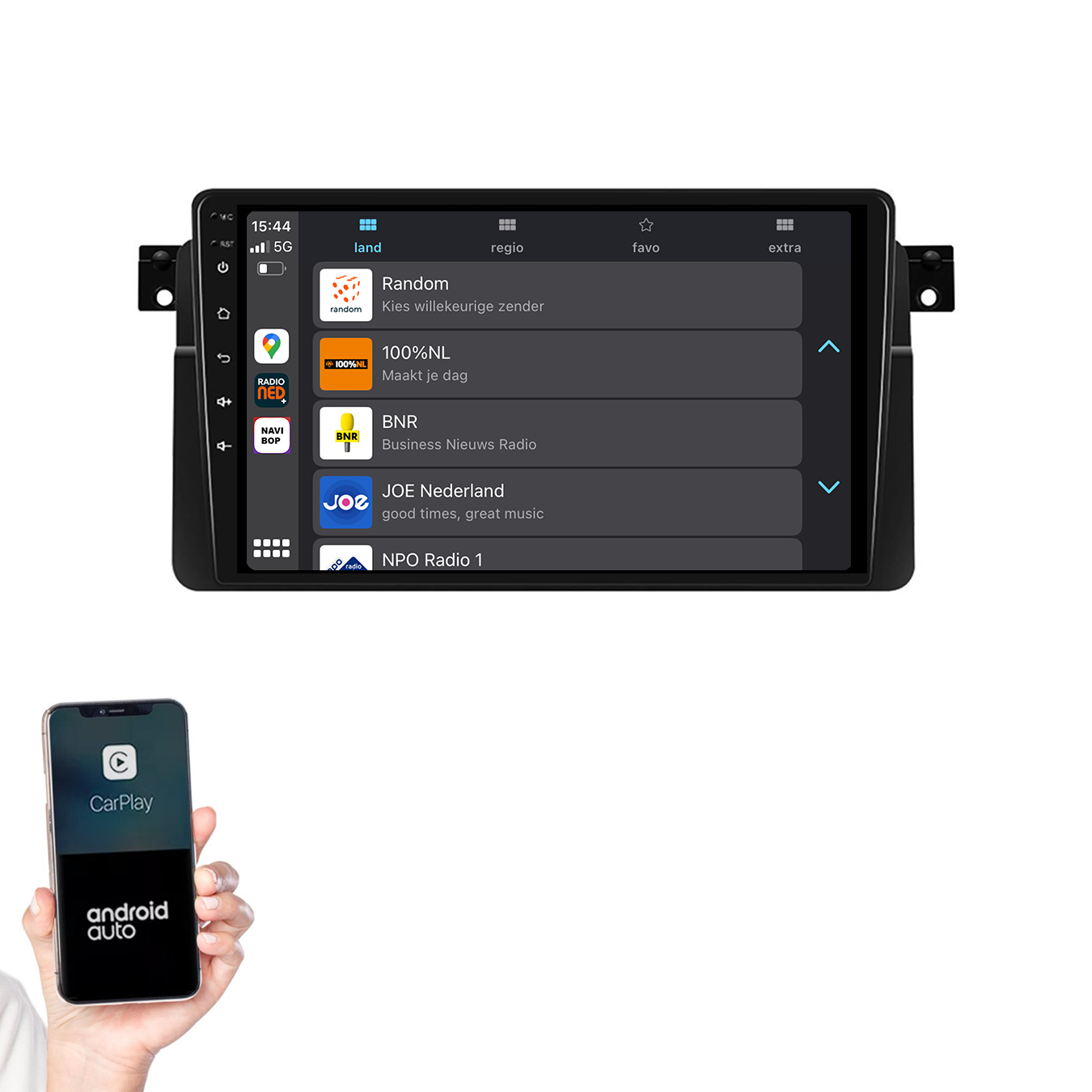 BMW 3-Serie E46 | Autoradio | 1998 t/m 2006 | Android 14 | Apple CarPlay & Android Auto