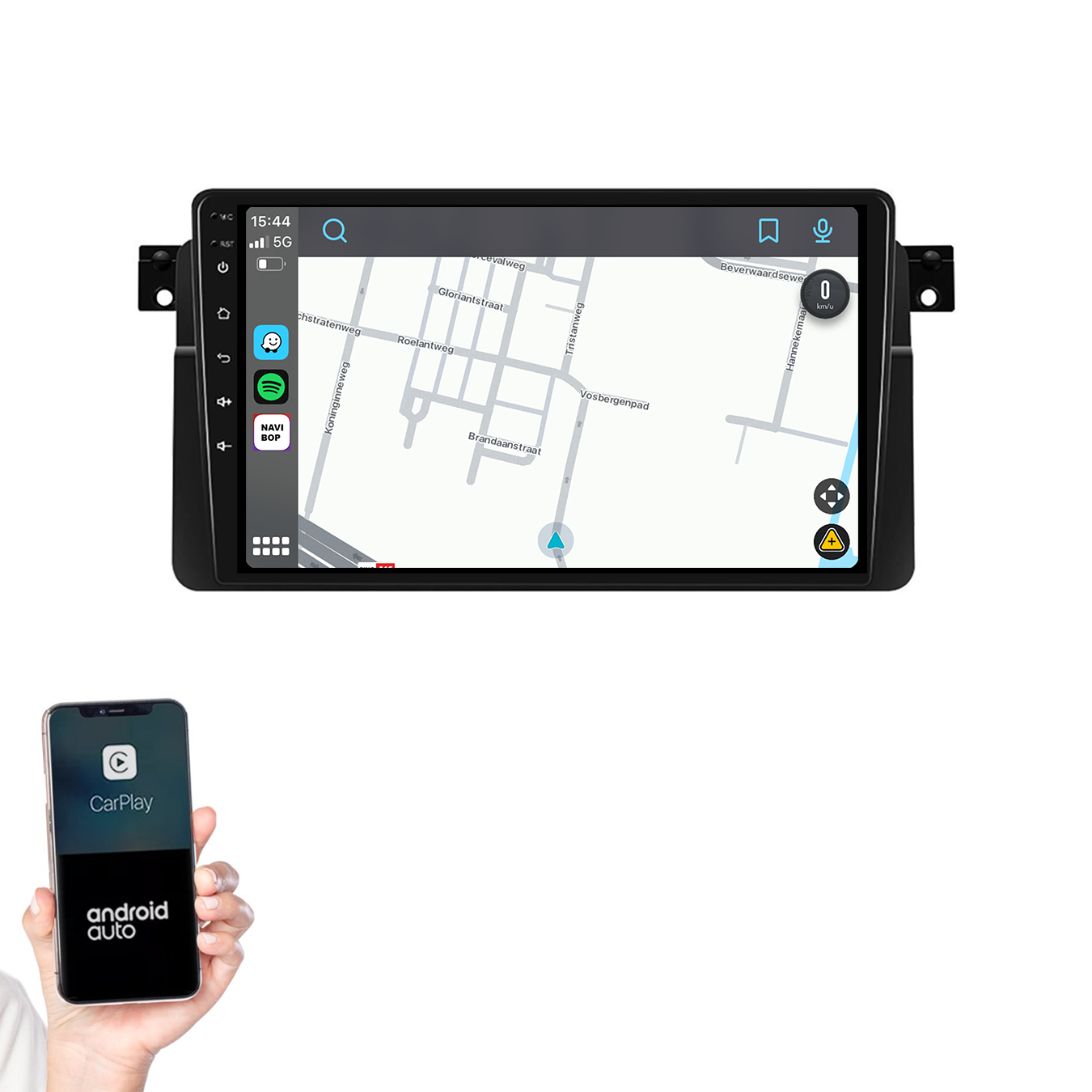 BMW 3-Serie E46 | Autoradio | 1998 t/m 2006 | Android 14 | Apple CarPlay & Android Auto