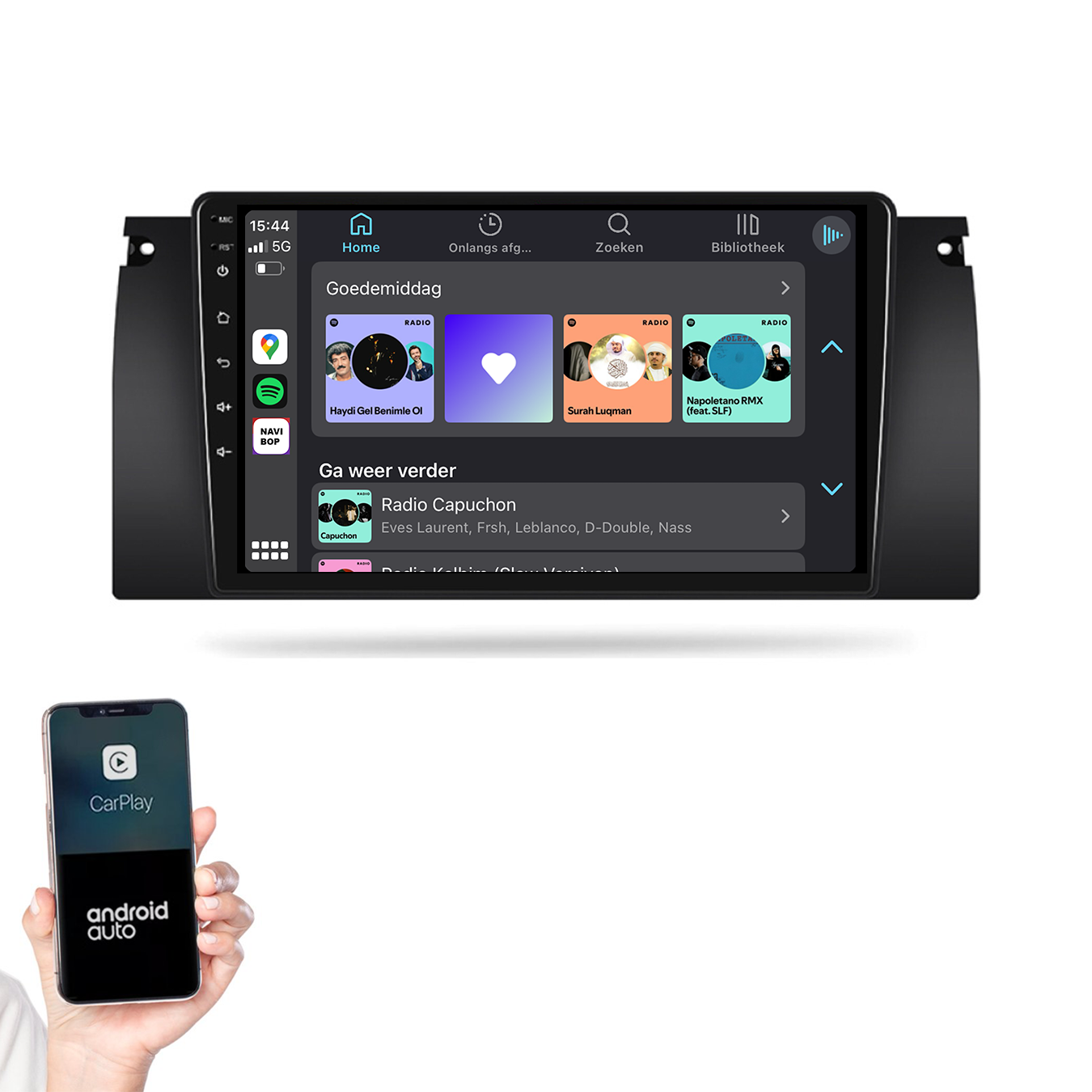 BMW 5-Serie | Autoradio | 1996 t/m 2003 | Android 14 | Apple CarPlay & Android Auto