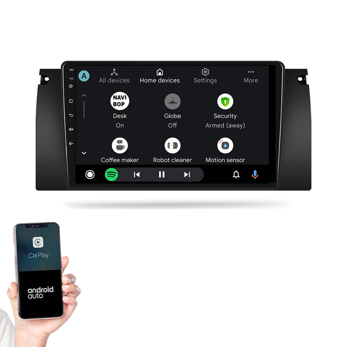 BMW 5-Serie | Autoradio | 1996 t/m 2003 | Android 14 | Apple CarPlay & Android Auto