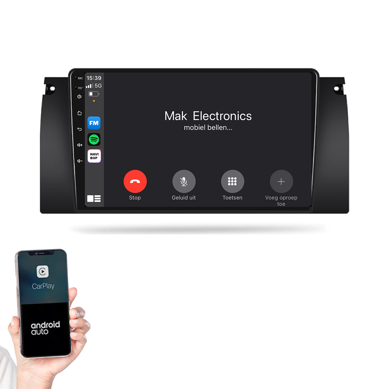 BMW 5-Serie | Autoradio | 1996 t/m 2003 | Android 14 | Apple CarPlay & Android Auto