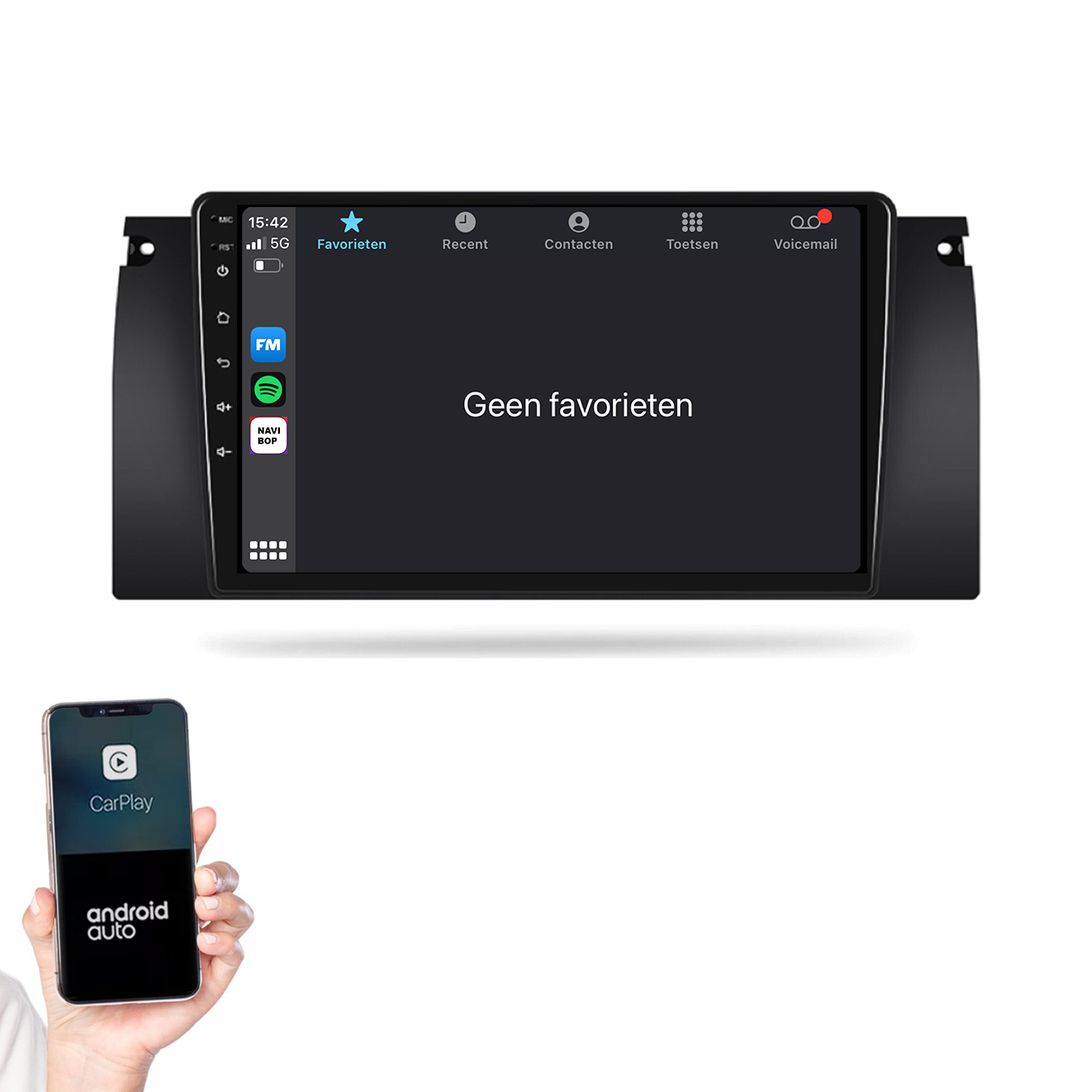 BMW 5-Serie | Autoradio | 1996 t/m 2003 | Android 14 | Apple CarPlay & Android Auto
