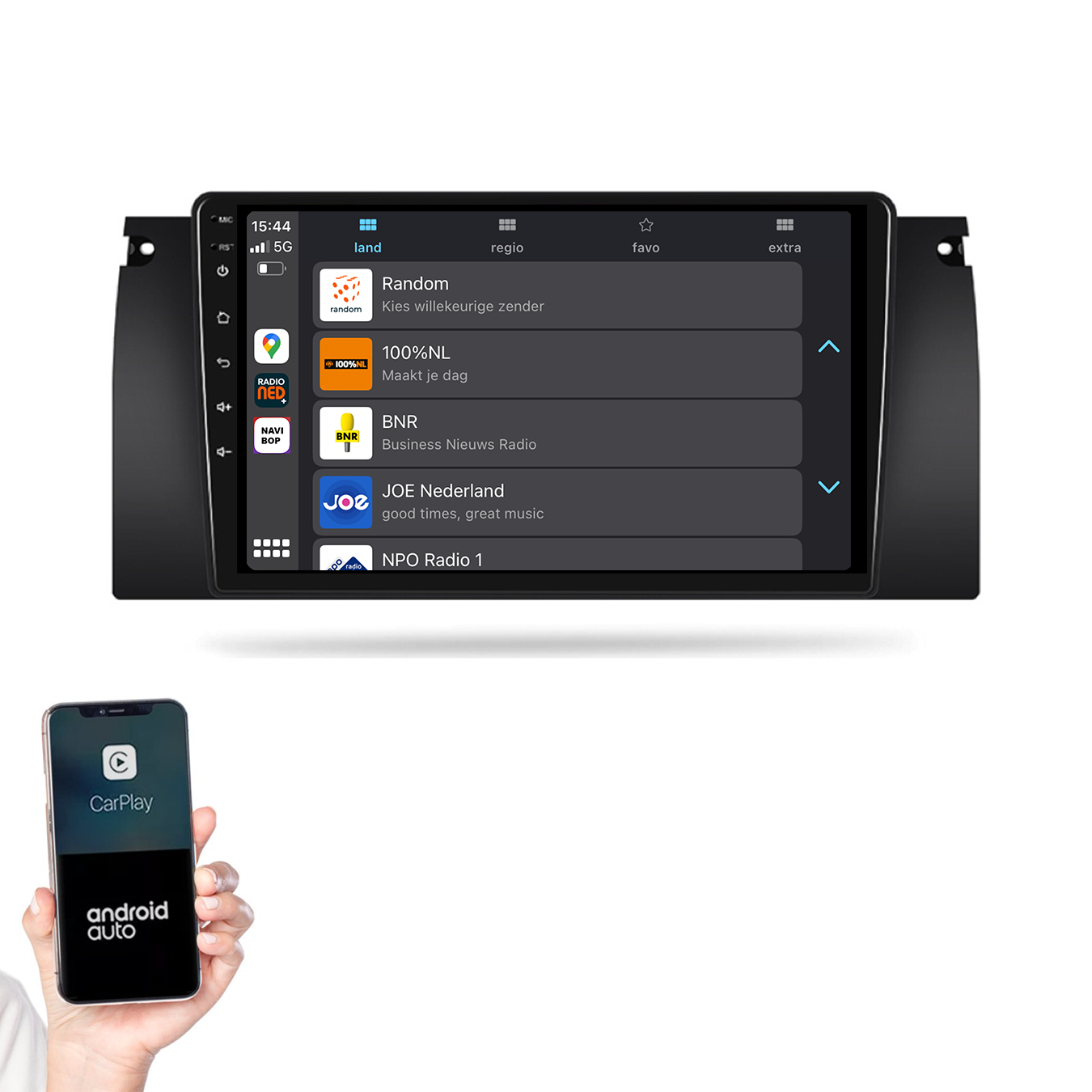 BMW 5-Serie | Autoradio | 1996 t/m 2003 | Android 14 | Apple CarPlay & Android Auto
