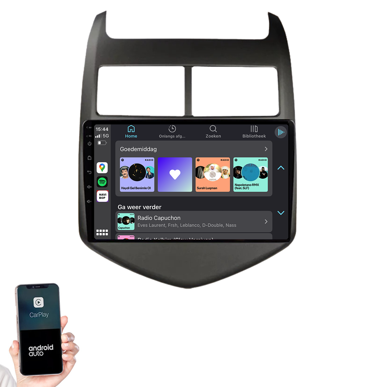 Chevrolet Aveo | Autoradio | 2011 t/m 2015 | Android 14 | Apple CarPlay & Android Auto