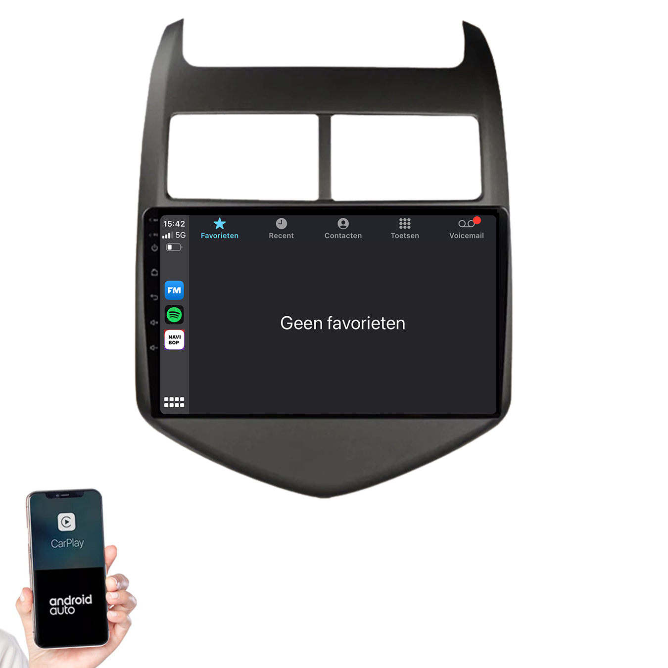 Chevrolet Aveo | Autoradio | 2011 t/m 2015 | Android 14 | Apple CarPlay & Android Auto