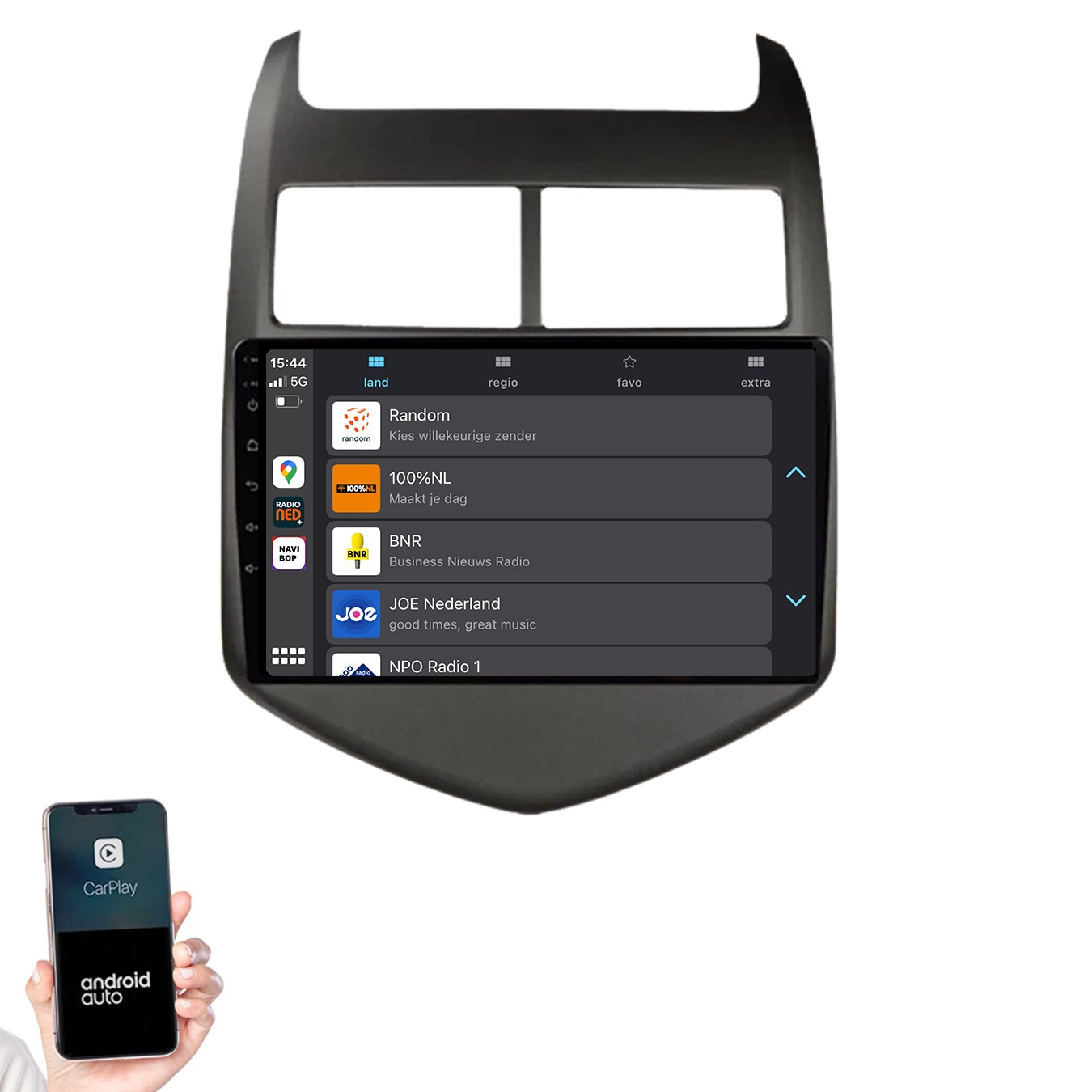 Chevrolet Aveo | Autoradio | 2011 t/m 2015 | Android 14 | Apple CarPlay & Android Auto
