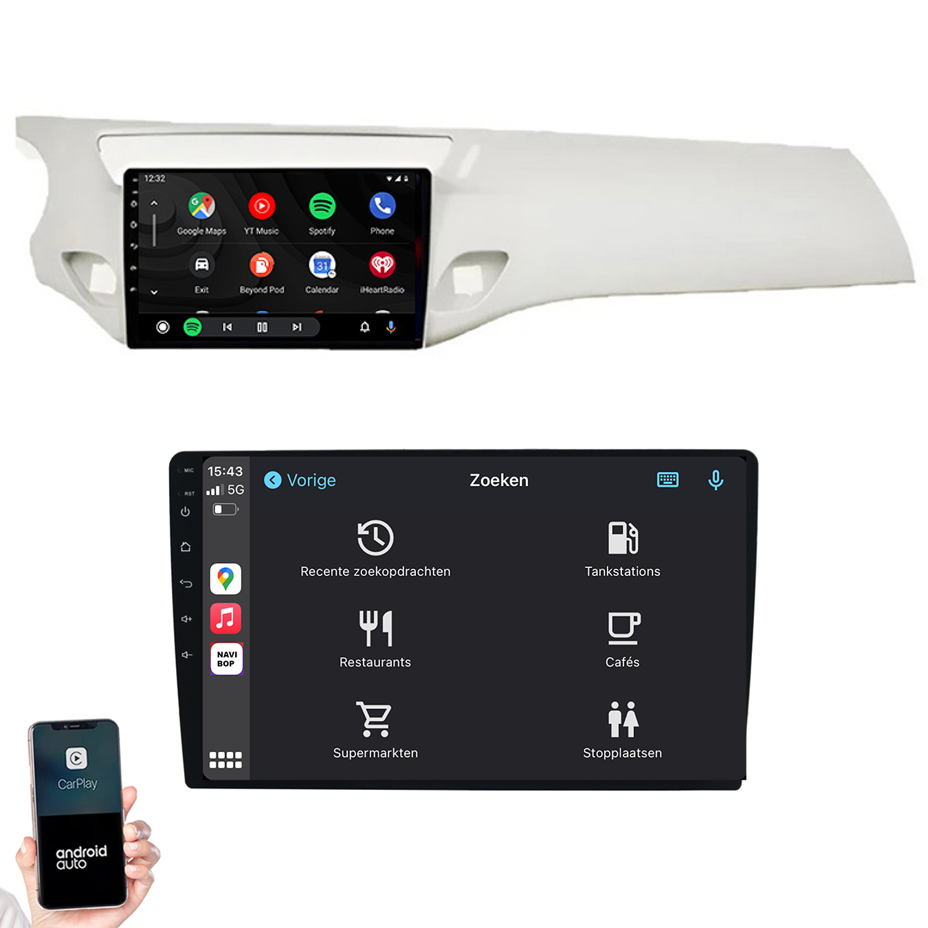 Citroen DS3 | Autoradio | 2010 t/m 2016 | Android 14 | Apple CarPlay & Android Auto