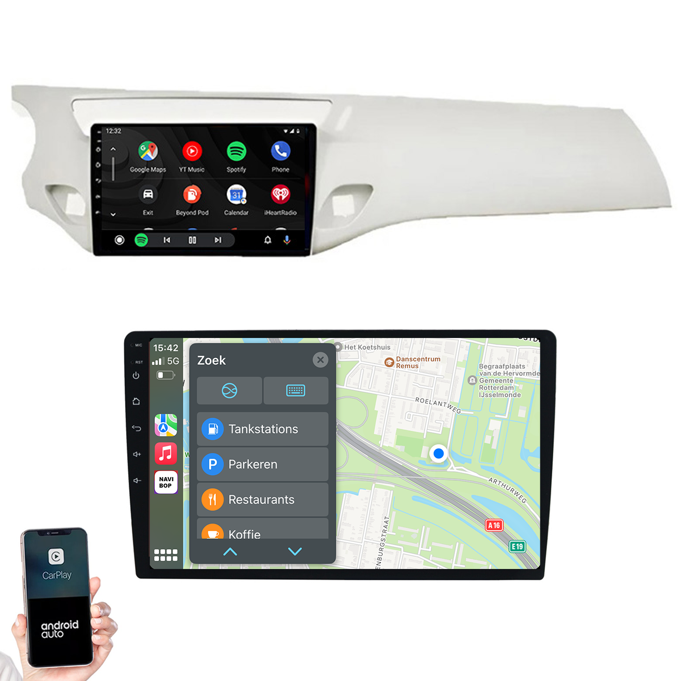 Citroen C3 | Autoradio | 2010 t/m 2016 | Android 14 | Apple CarPlay & Android Auto