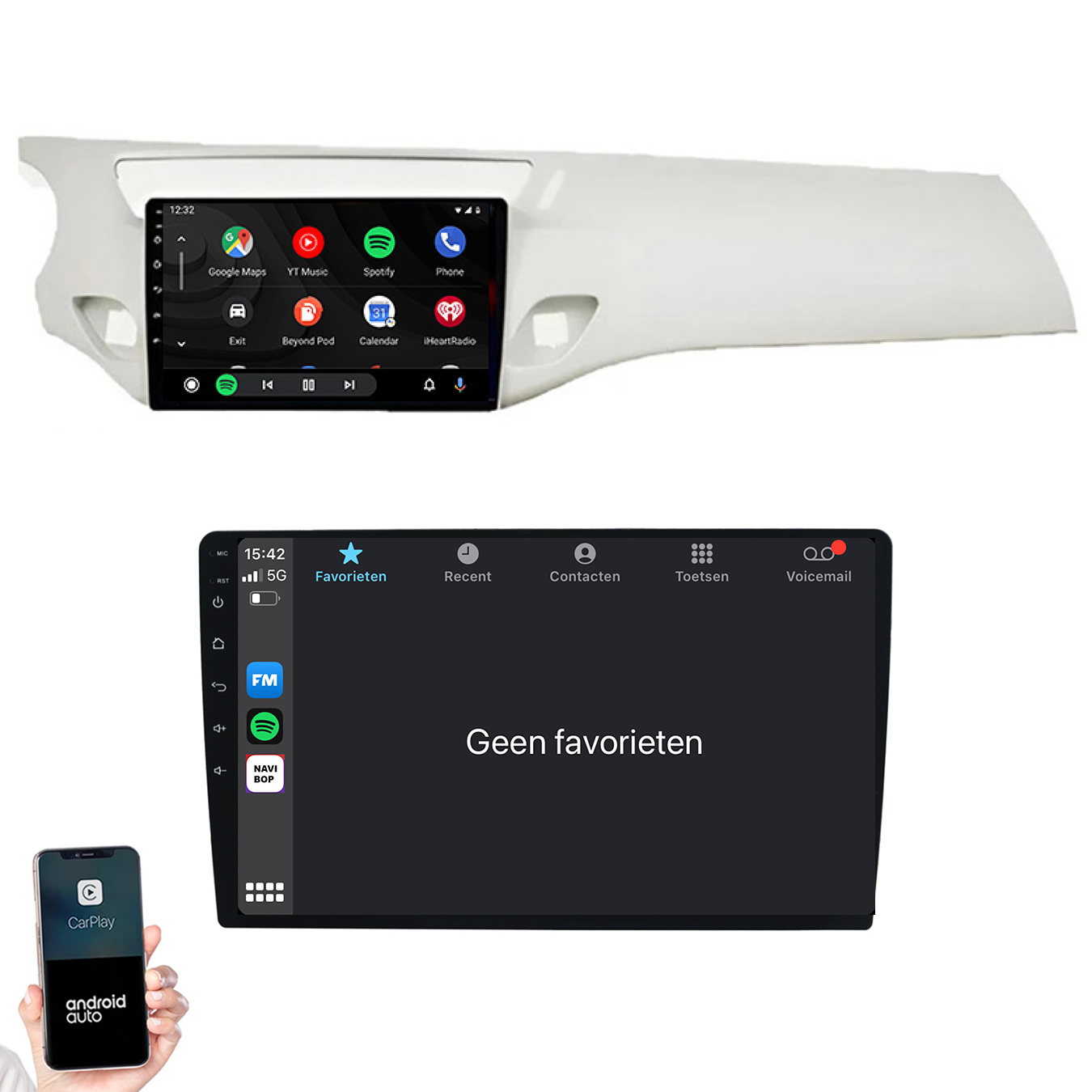 Citroen C3 | Autoradio | 2010 t/m 2016 | Android 14 | Apple CarPlay & Android Auto