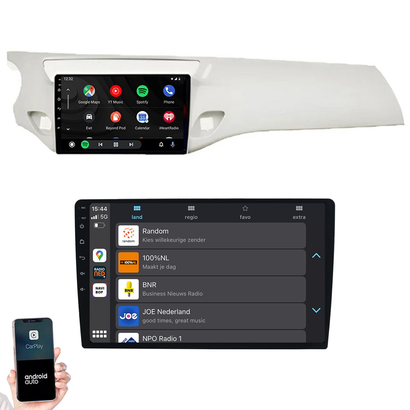 Citroen C3 | Autoradio | 2010 t/m 2016 | Android 14 | Apple CarPlay & Android Auto