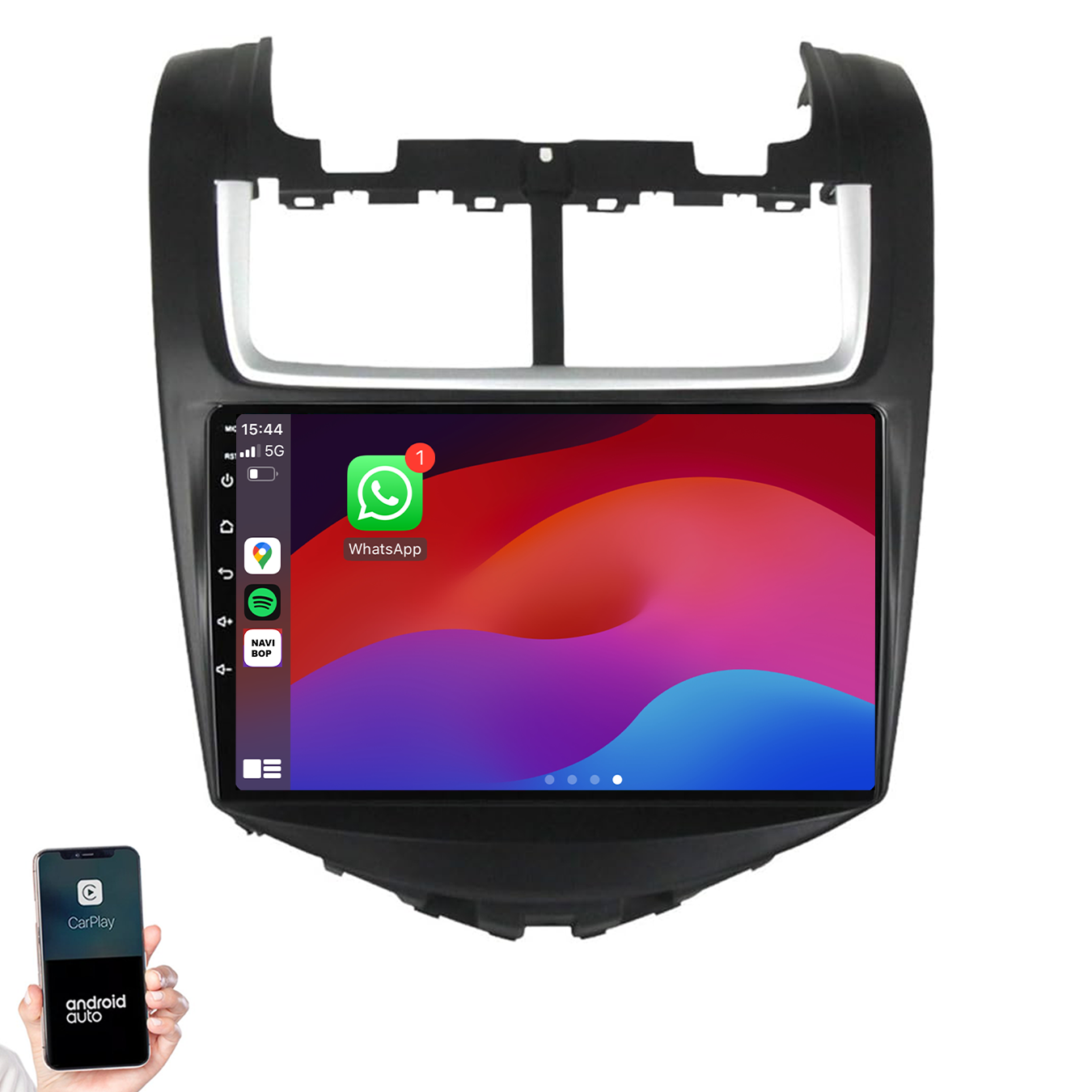 Chevrolet Aveo | Autoradio | 2011 t/m 2017 | Android 14 | Apple CarPlay & Android Auto
