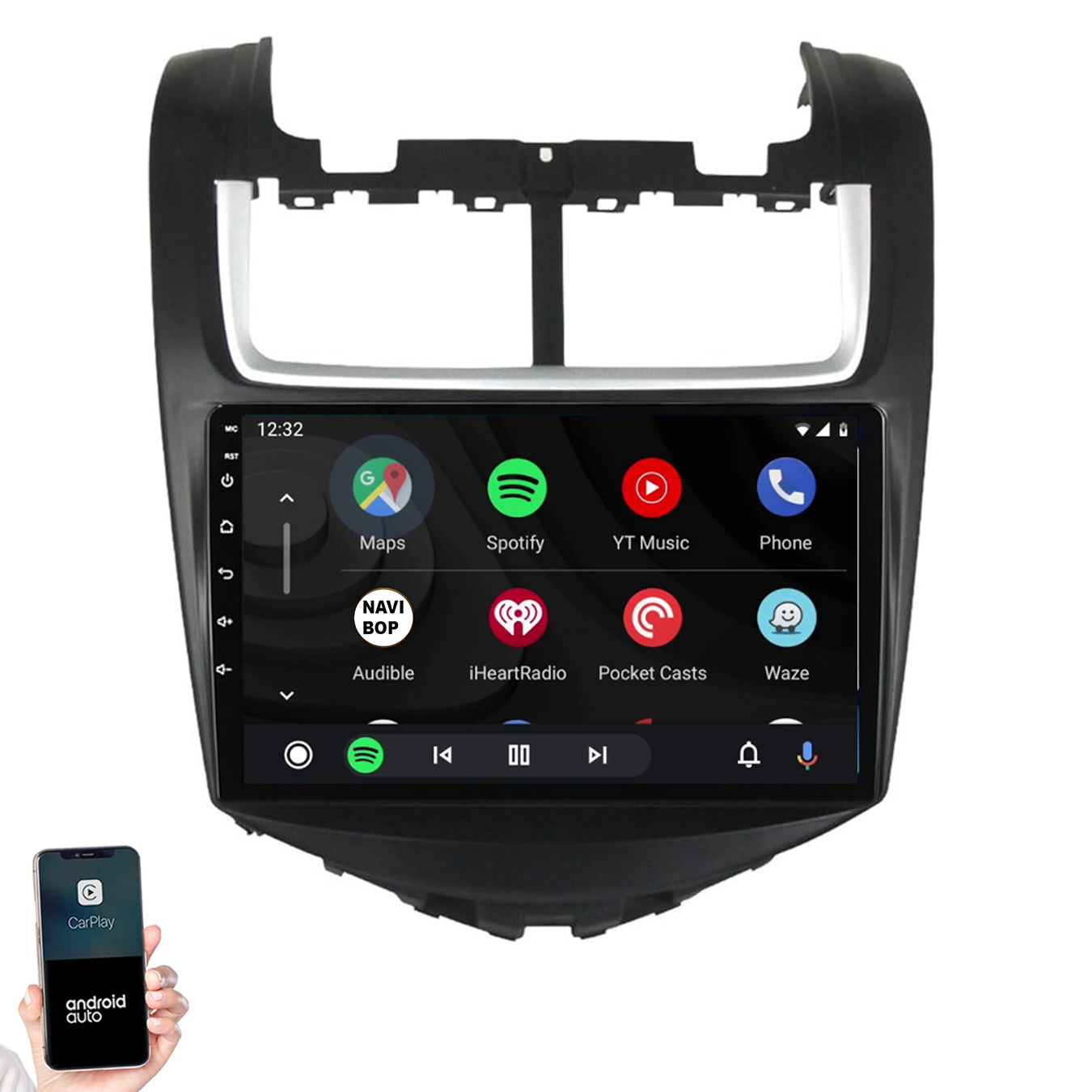 Chevrolet Aveo | Autoradio | 2011 t/m 2017 | Android 14 | Apple CarPlay & Android Auto