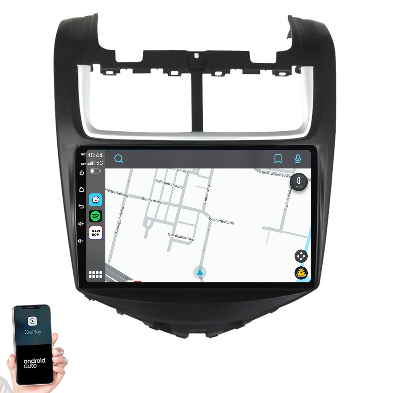 Chevrolet Aveo | Autoradio | 2011 t/m 2017 | Android 14 | Apple CarPlay & Android Auto