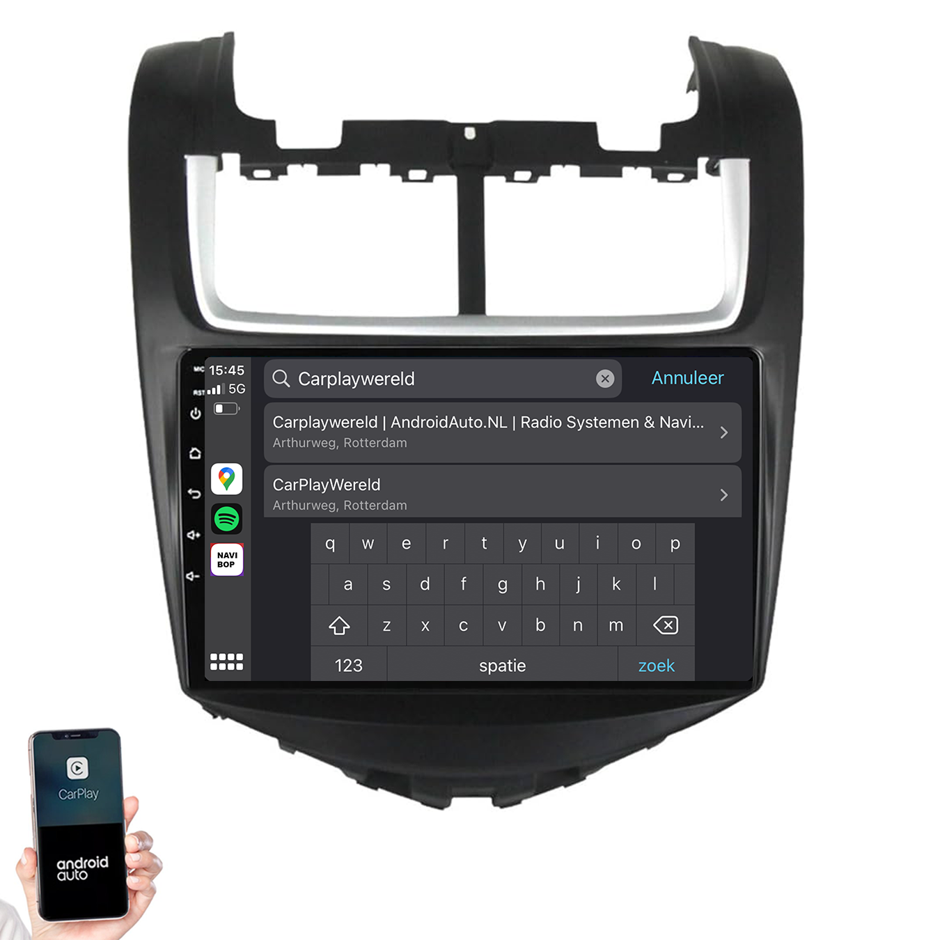 Chevrolet Aveo | Autoradio | 2011 t/m 2017 | Android 14 | Apple CarPlay & Android Auto