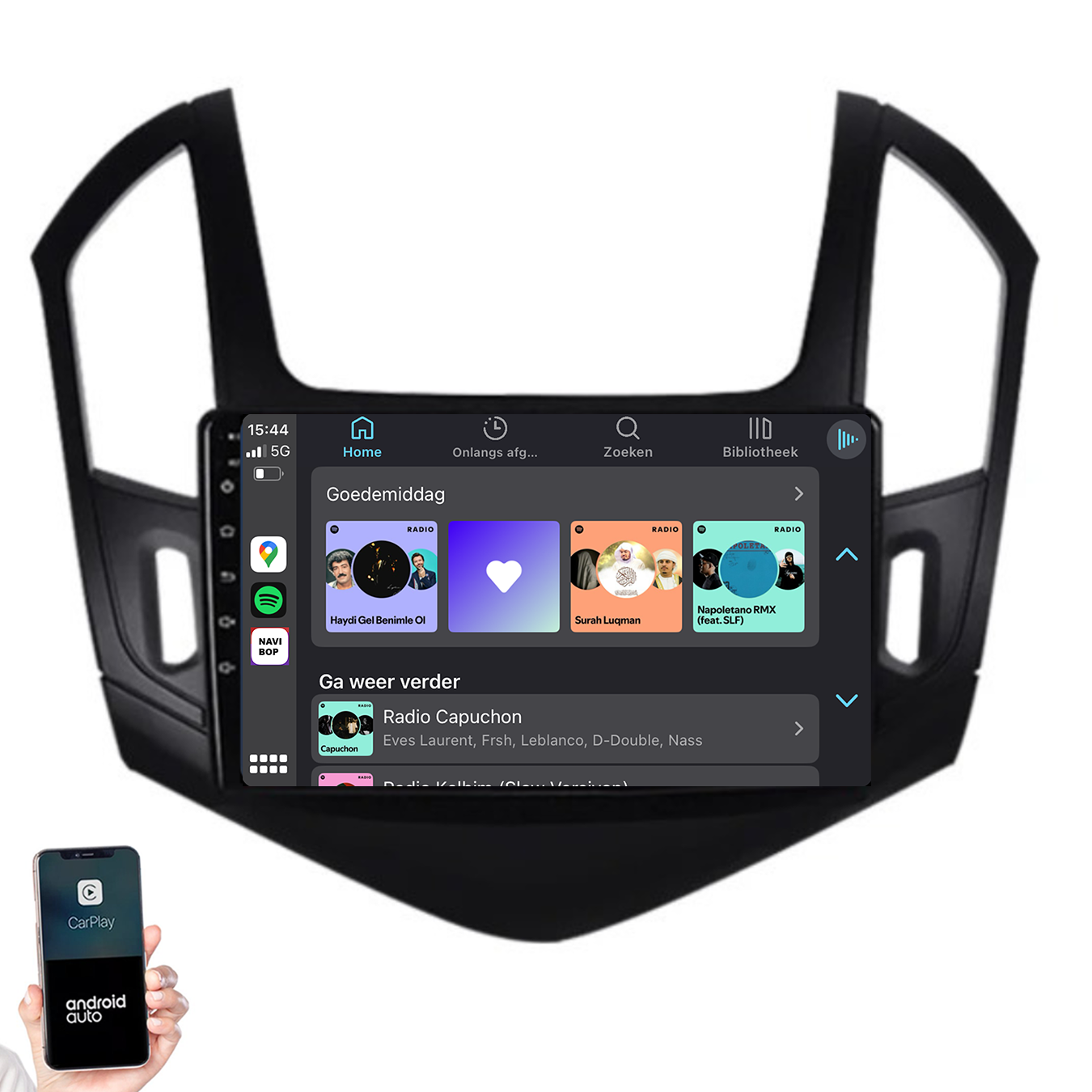 Chevrolet Cruze | Autoradio | 2012 t/m 2015 | Android 14 | Apple CarPlay & Android Auto