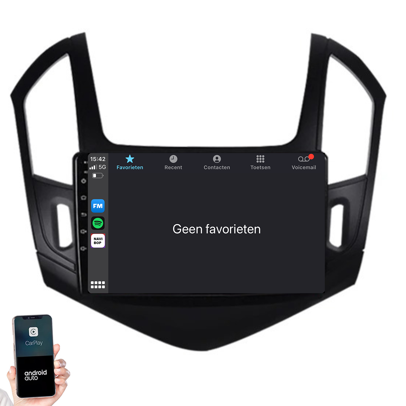 Chevrolet Cruze | Autoradio | 2012 t/m 2015 | Android 14 | Apple CarPlay & Android Auto