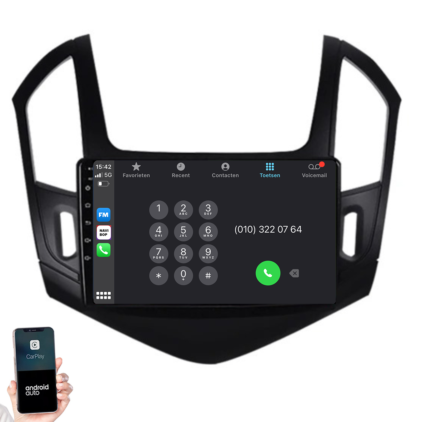Chevrolet Cruze | Autoradio | 2012 t/m 2015 | Android 14 | Apple CarPlay & Android Auto