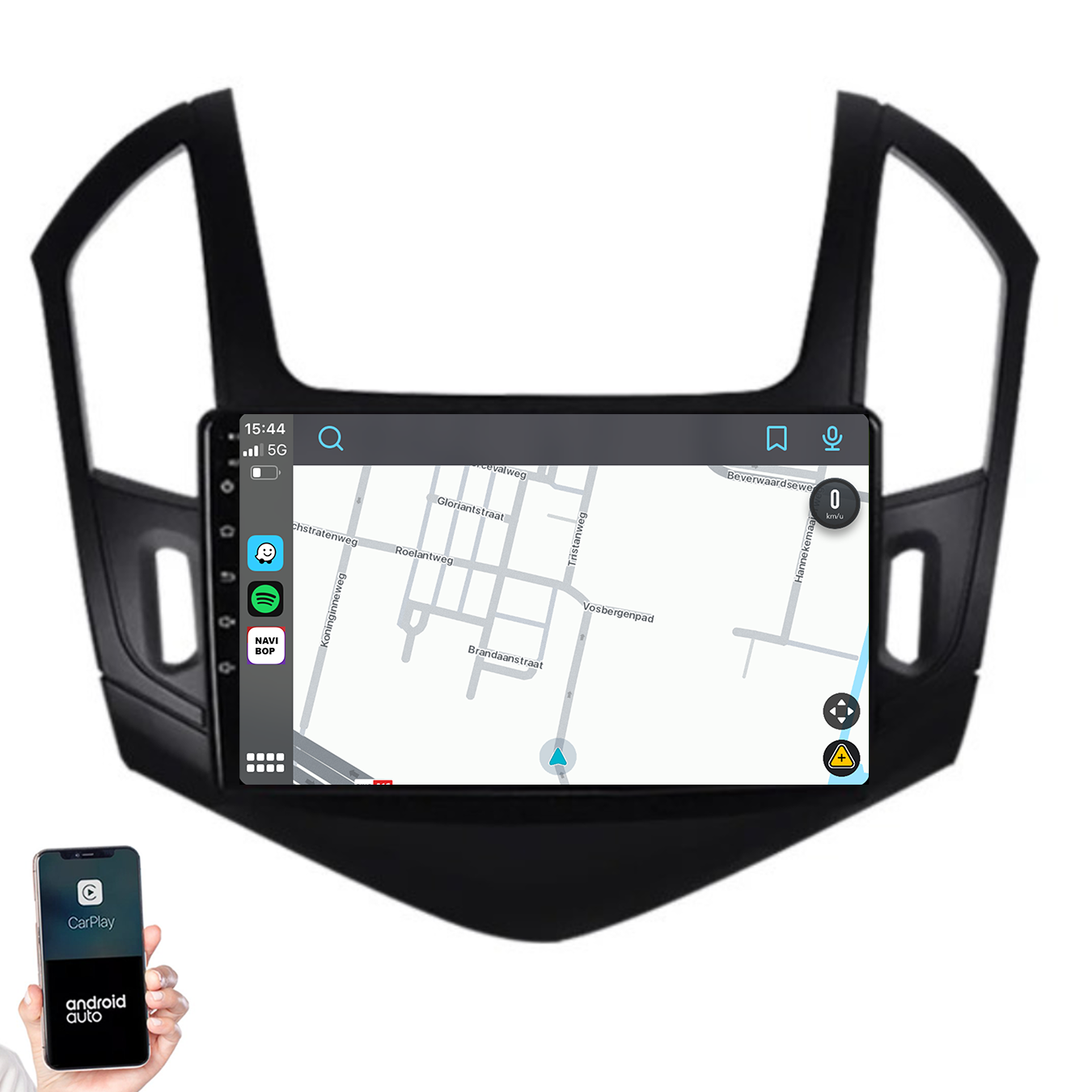Chevrolet Cruze | Autoradio | 2012 t/m 2015 | Android 14 | Apple CarPlay & Android Auto