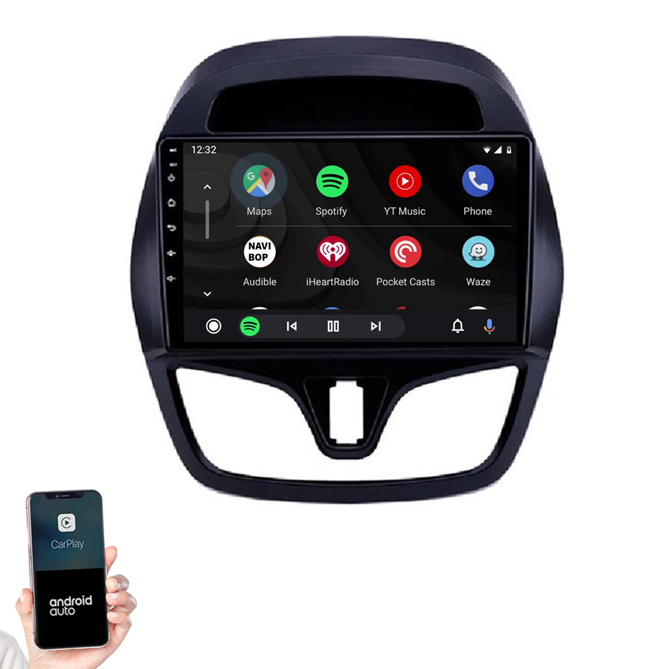 Chevrolet Spark | Autoradio | 2015 t/m 2018 | Android 14 | Apple CarPlay & Android Auto