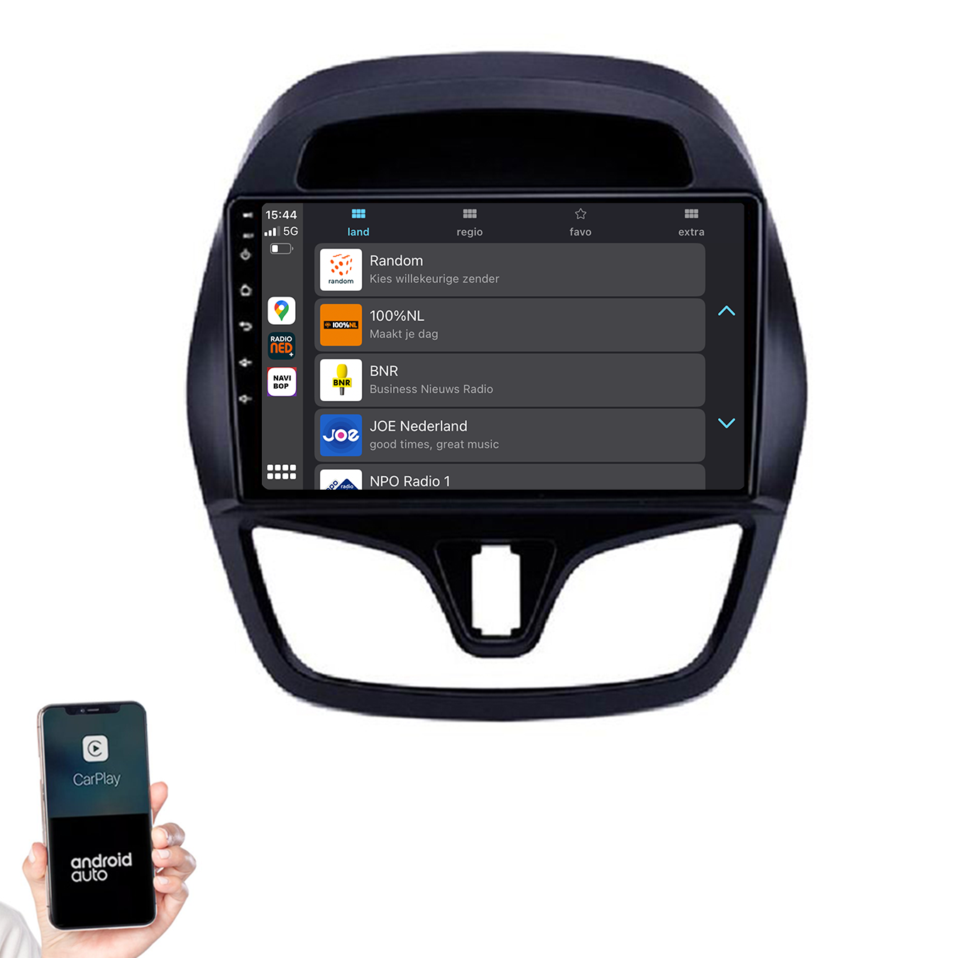Chevrolet Spark | Autoradio | 2015 t/m 2018 | Android 14 | Apple CarPlay & Android Auto