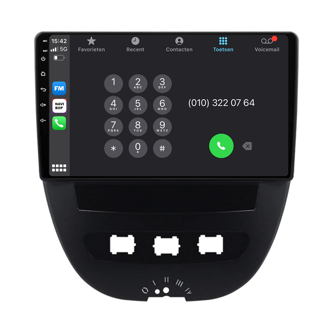 Citroen C1 | Autoradio | 2005 t/m 2014 | Android 14 | Apple CarPlay & Android Auto