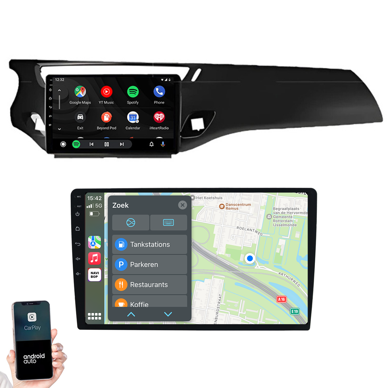 Citroen C3 | Autoradio | 2010 t/m 2016 | Android 14 | Apple CarPlay & Android Auto