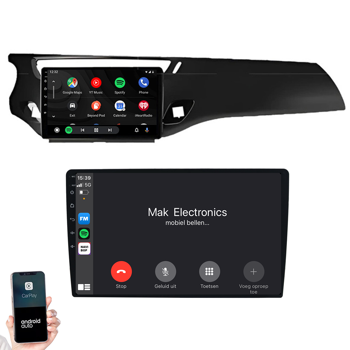 Citroen DS3 | Autoradio | 2010 t/m 2016 | Android 14 | Apple CarPlay & Android Auto