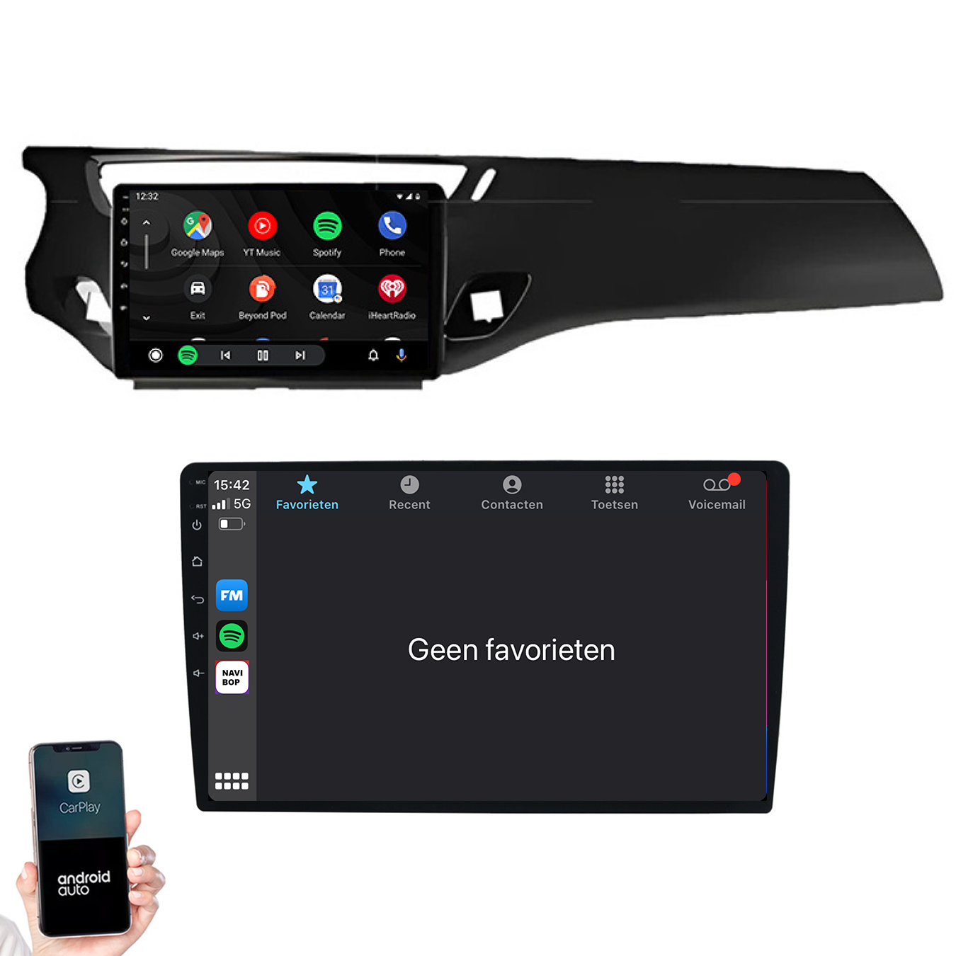 Citroen C3 | Autoradio | 2010 t/m 2016 | Android 14 | Apple CarPlay & Android Auto